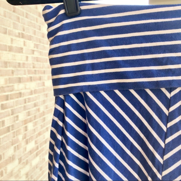 Blue Striped Maxi Skirt - Picture 3 of 3